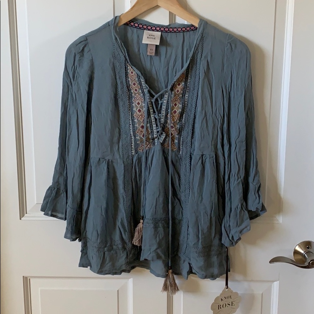 Knox Rose peasant blouse